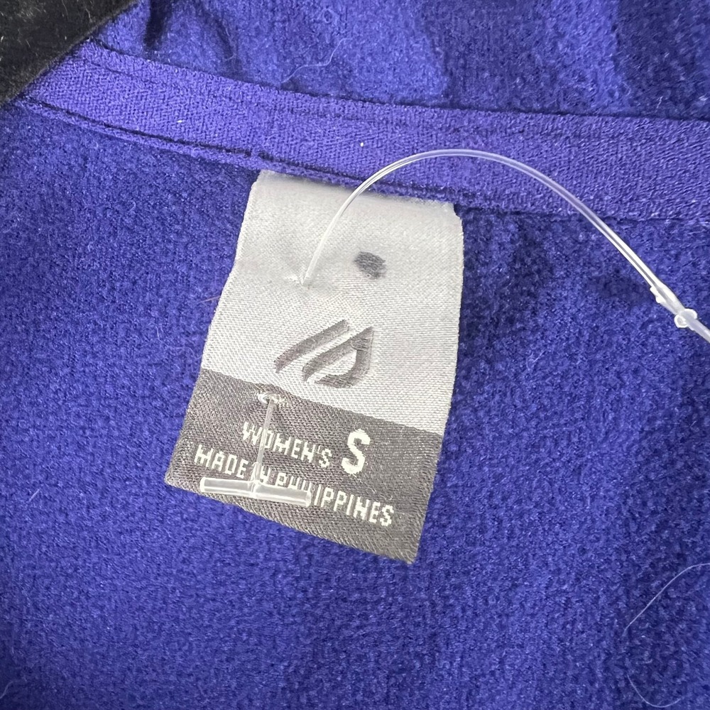 Eddie Bauer Jacket Womens S Purple Pockets Zip Outdoor Warm Fleece Puffer Cozy - Picture 6 of 12
